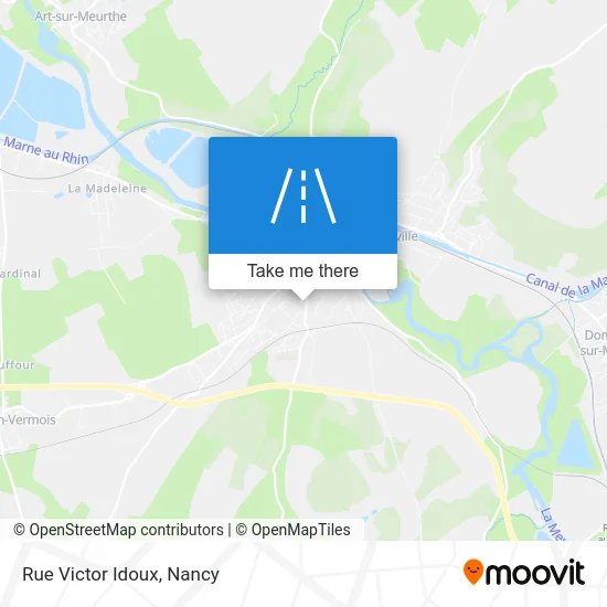 Mapa Rue Victor Idoux