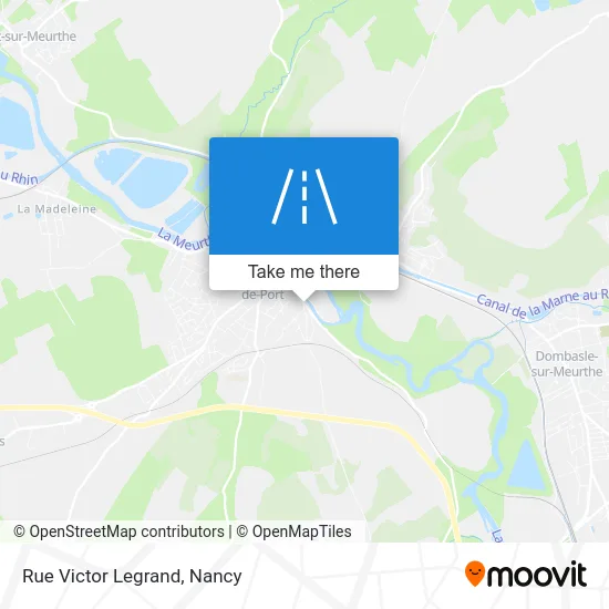 Mapa Rue Victor Legrand