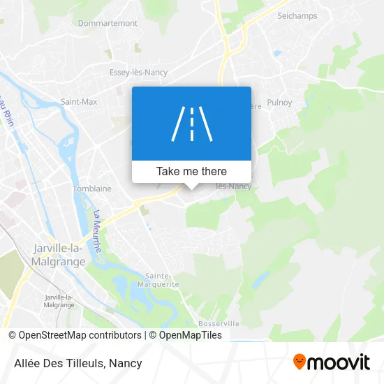 Allée Des Tilleuls map