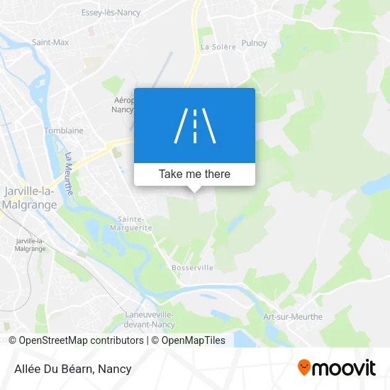 Allée Du Béarn map