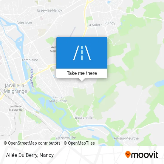 Allée Du Berry map