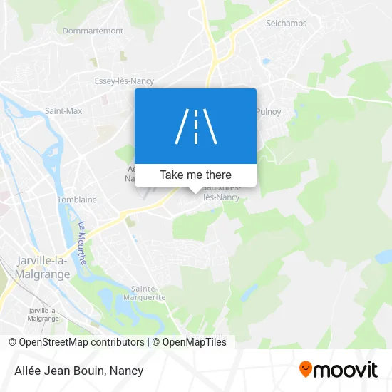 Allée Jean Bouin map