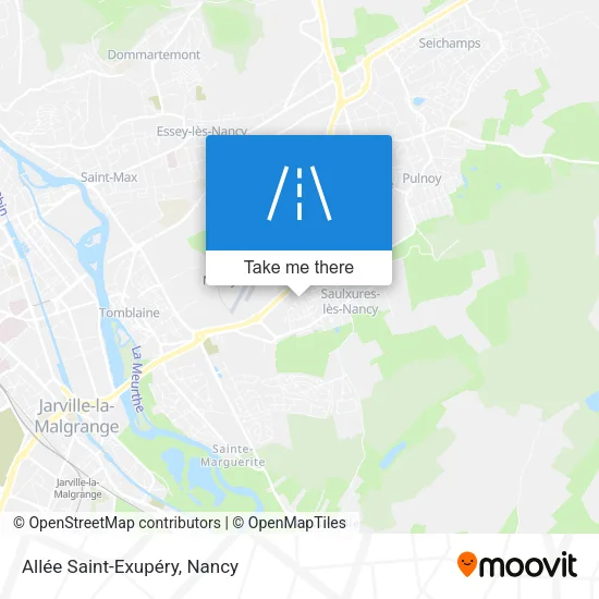 Allée Saint-Exupéry map