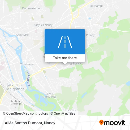Allée Santos Dumont map