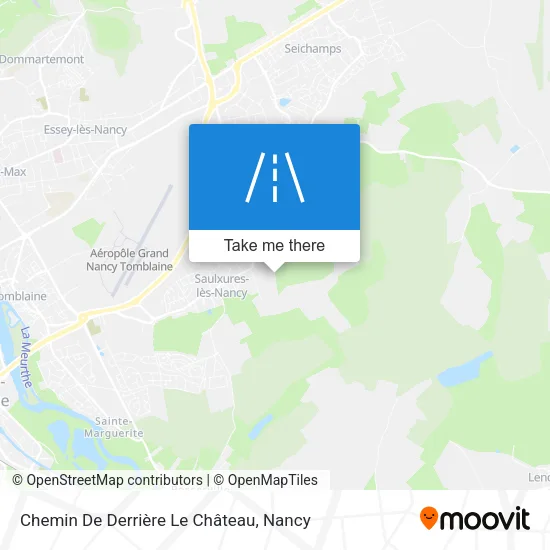Chemin De Derrière Le Château map