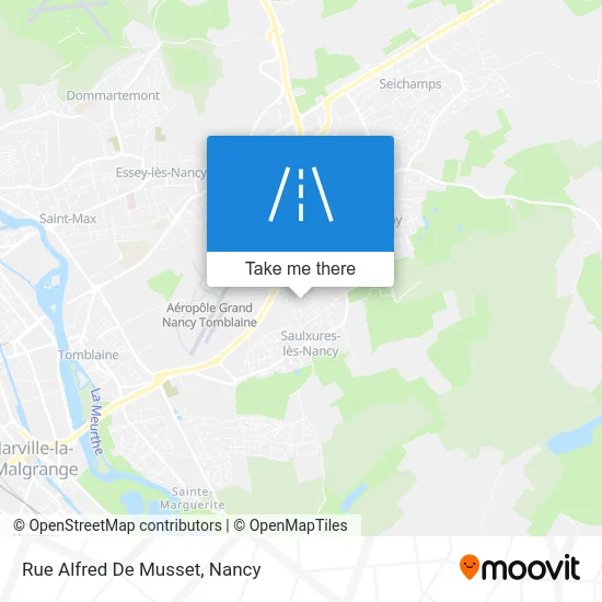 Rue Alfred De Musset map