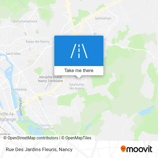 Rue Des Jardins Fleuris map