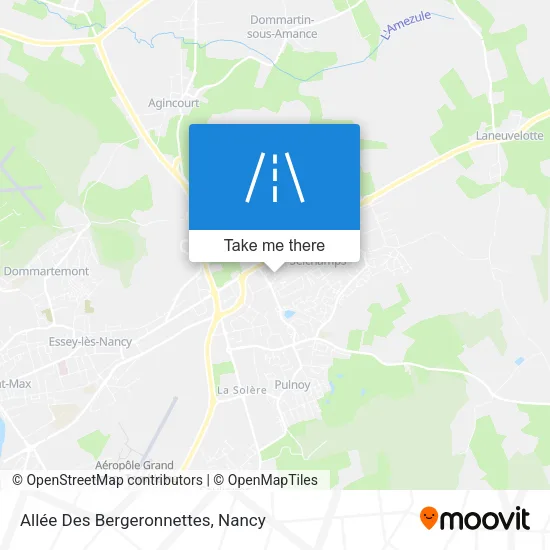 Allée Des Bergeronnettes map
