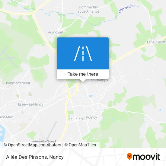Allée Des Pinsons map