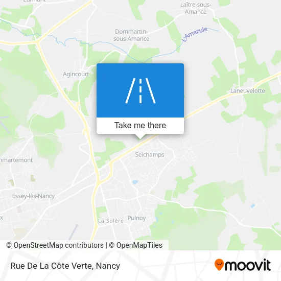 Rue De La Côte Verte map