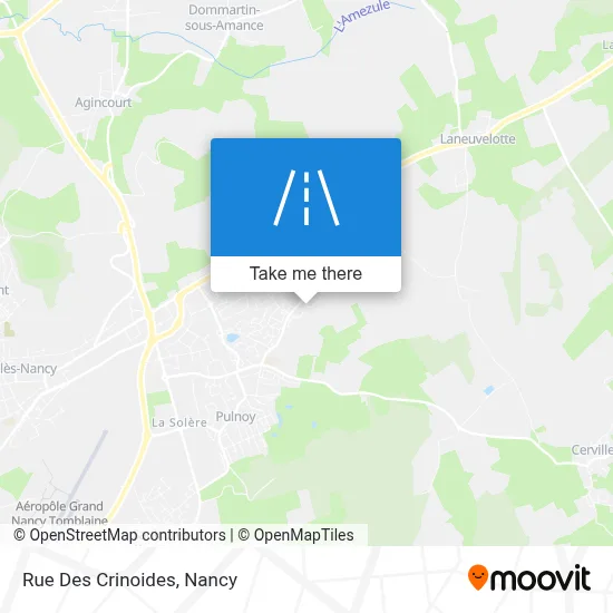 Rue Des Crinoides map