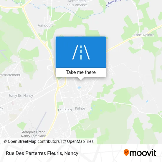 Rue Des Parterres Fleuris map