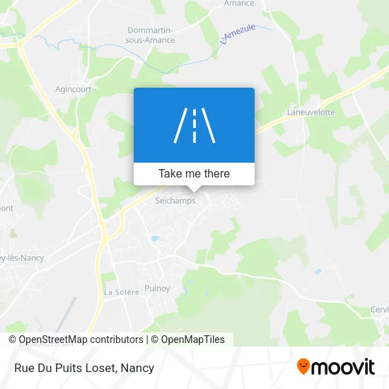 Rue Du Puits Loset map
