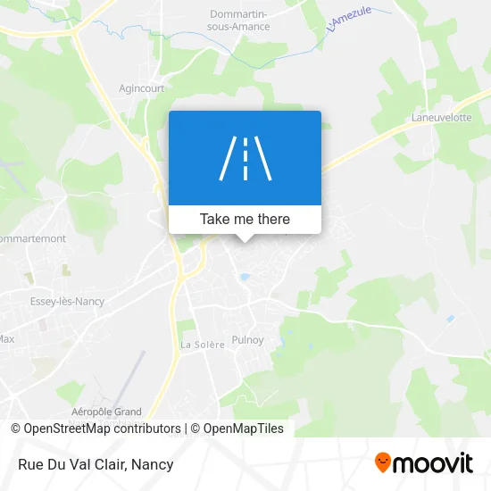 Rue Du Val Clair map