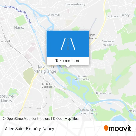 Allée Saint-Exupéry map