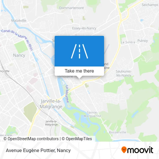 Avenue Eugène Pottier map