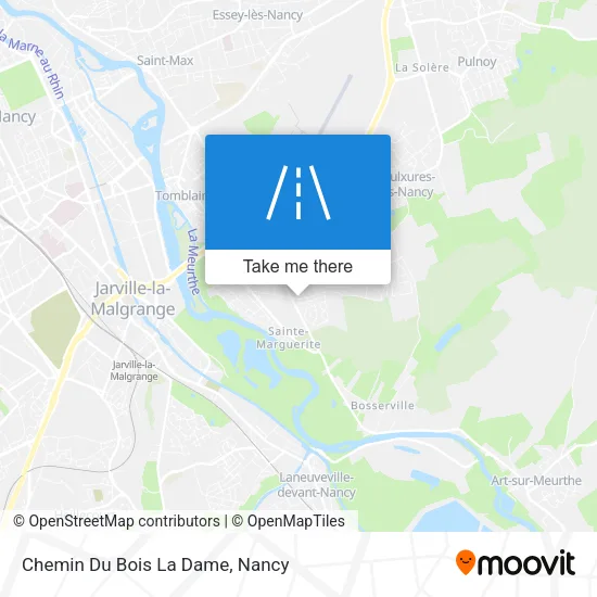 Chemin Du Bois La Dame map