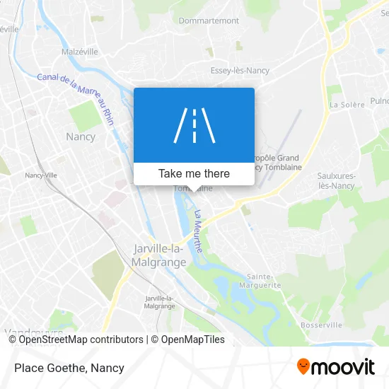 Place Goethe map