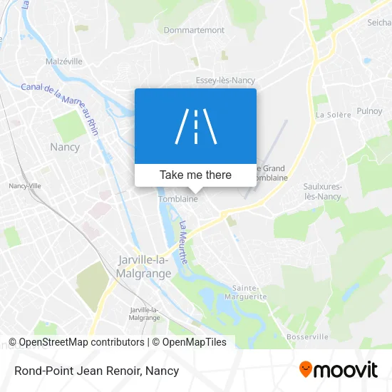 Rond-Point Jean Renoir map