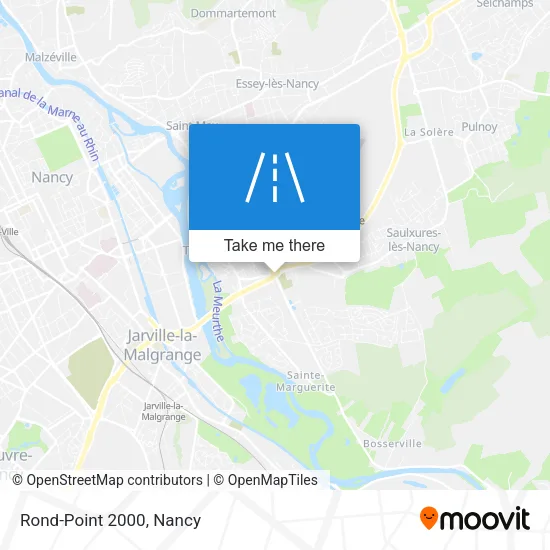 Rond-Point 2000 map