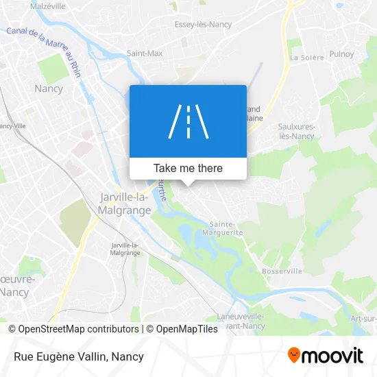 Rue Eugène Vallin map