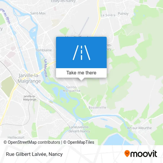 Rue Gilbert Lalvée map