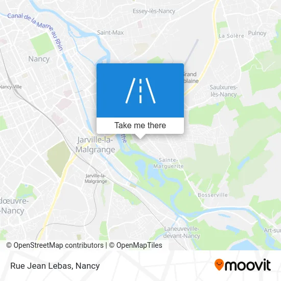 Rue Jean Lebas map