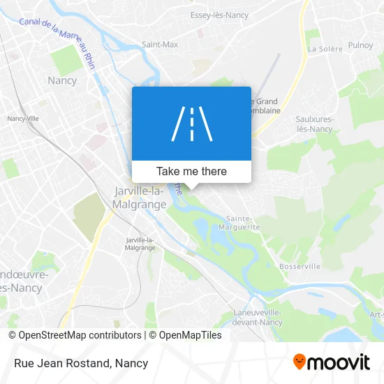 Rue Jean Rostand map