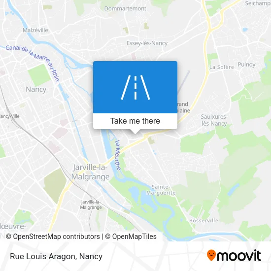 Rue Louis Aragon map