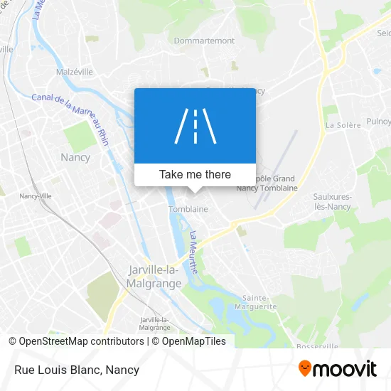 Rue Louis Blanc map