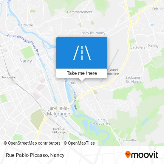 Rue Pablo Picasso map