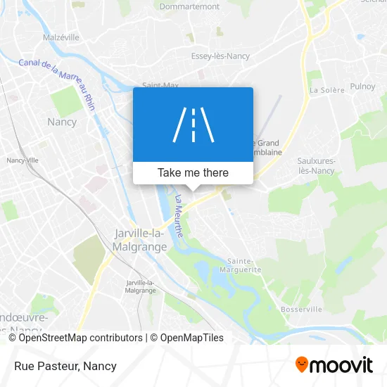 Rue Pasteur map