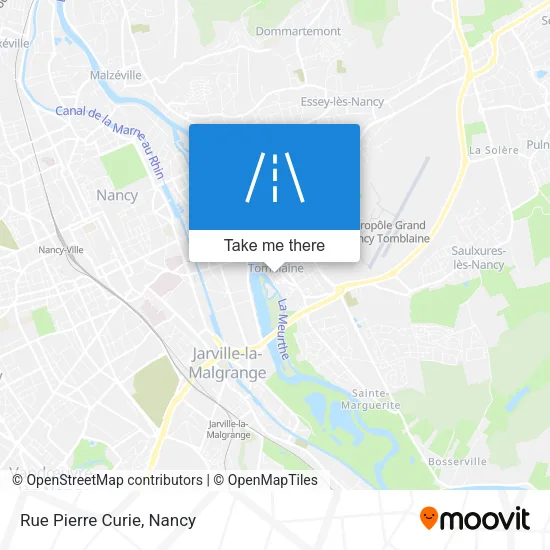 Rue Pierre Curie map