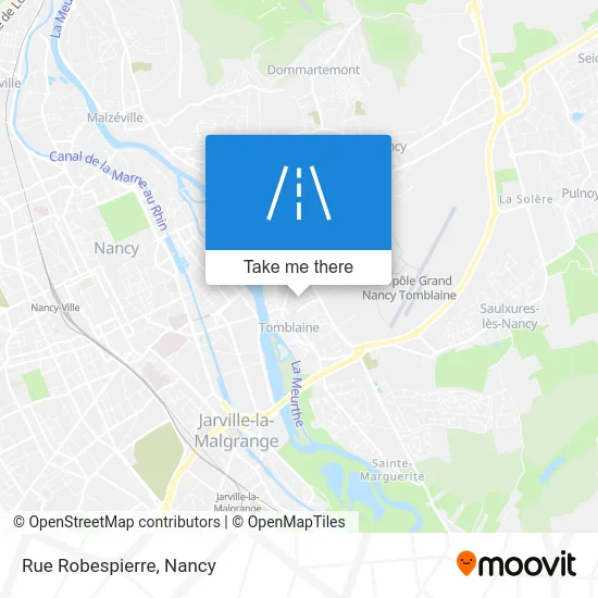 Mapa Rue Robespierre