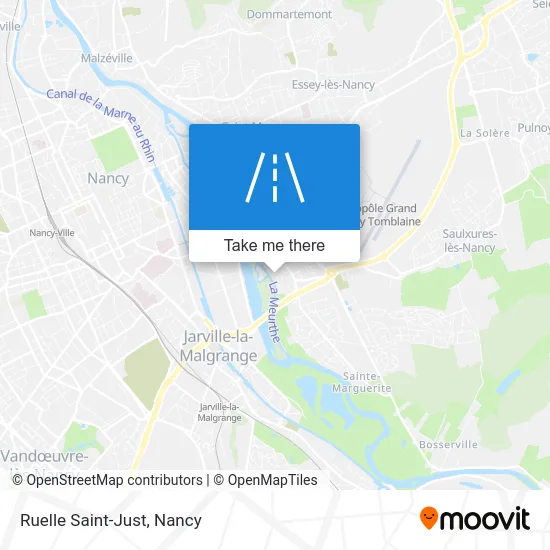 Ruelle Saint-Just map