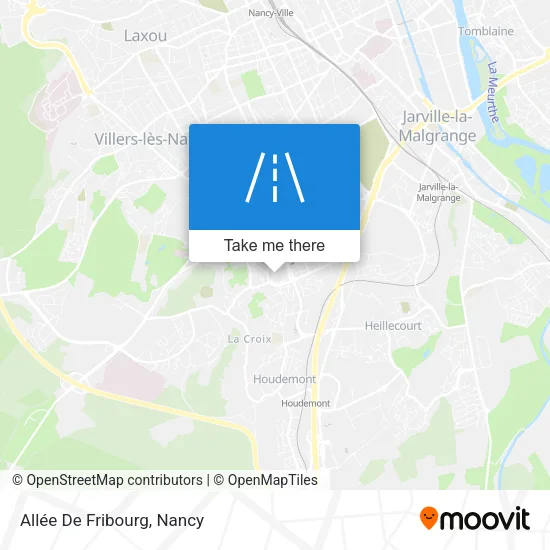 Allée De Fribourg map