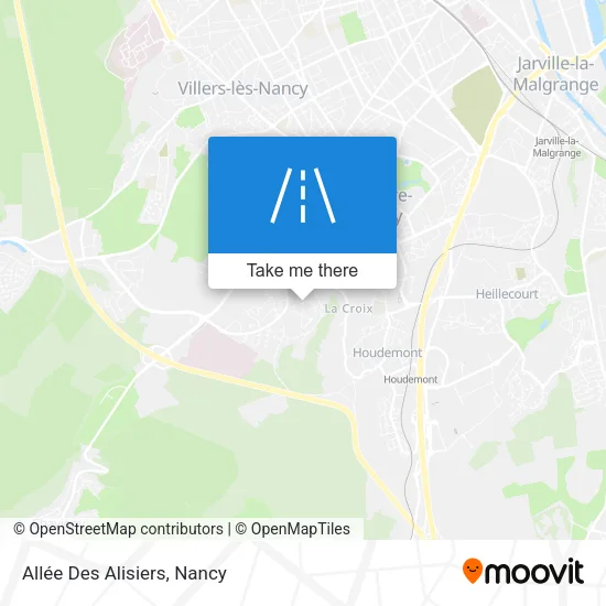 Allée Des Alisiers map