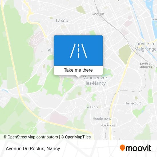 Avenue Du Reclus map
