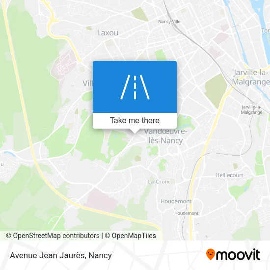Avenue Jean Jaurès map