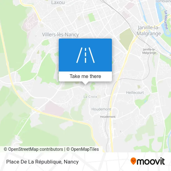 Place De La République map