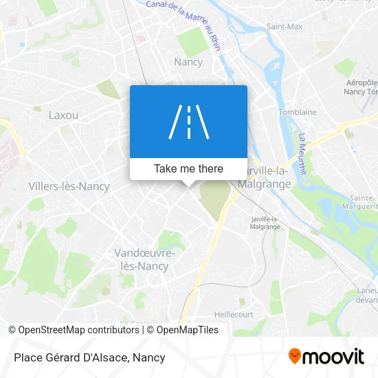 Place Gérard D'Alsace map