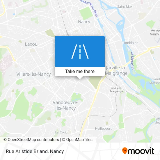 Rue Aristide Briand map