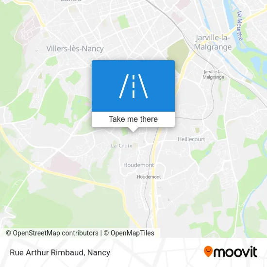 Rue Arthur Rimbaud map