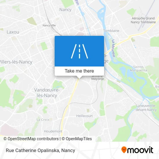 Rue Catherine Opalinska map