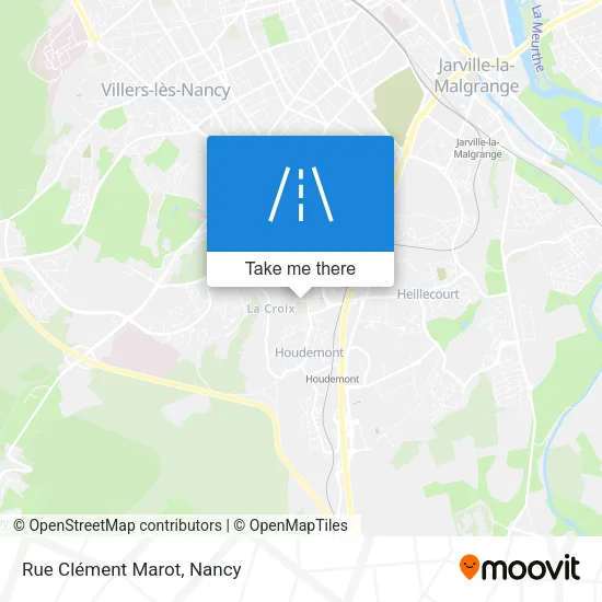 Rue Clément Marot map