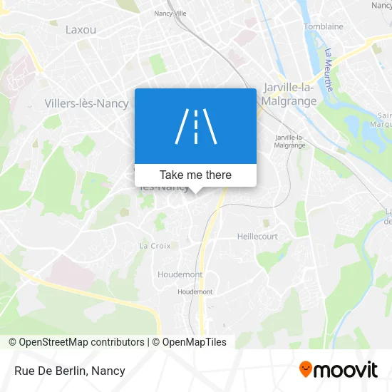 Rue De Berlin map