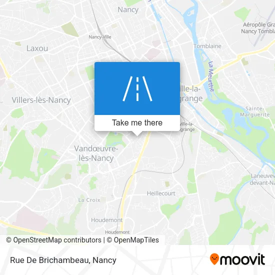 Rue De Brichambeau map