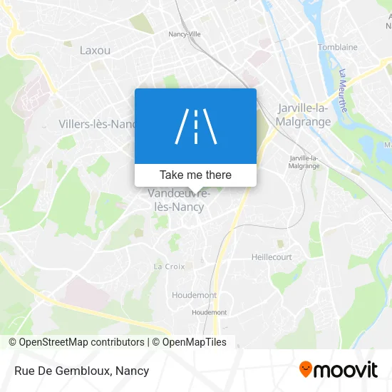Rue De Gembloux map