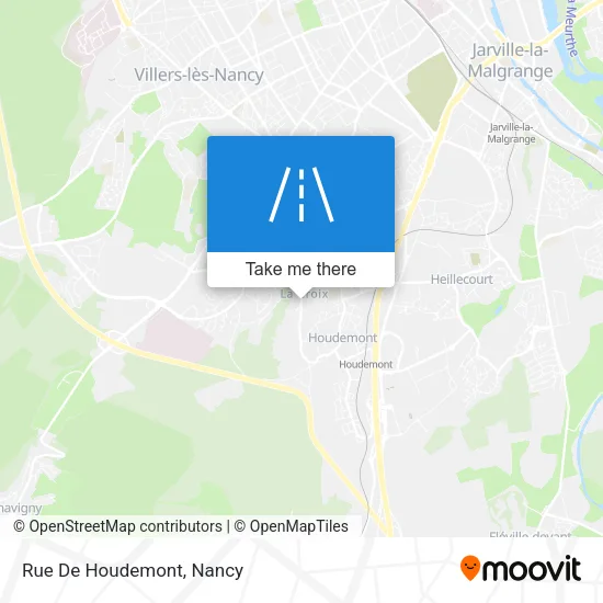 Rue De Houdemont map
