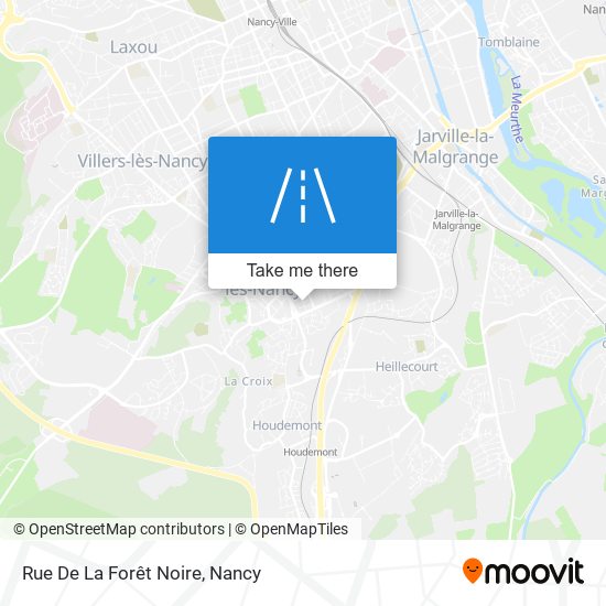 Mapa Rue De La Forêt Noire